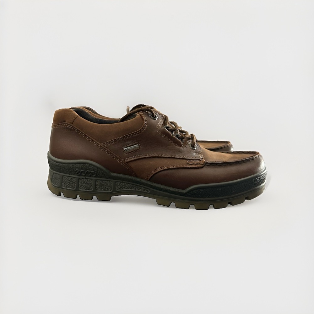 Ecco Track II GTX Gore-Tex Waterproof Low-Top Hikers Brown EU 44 US 10.5 EUC